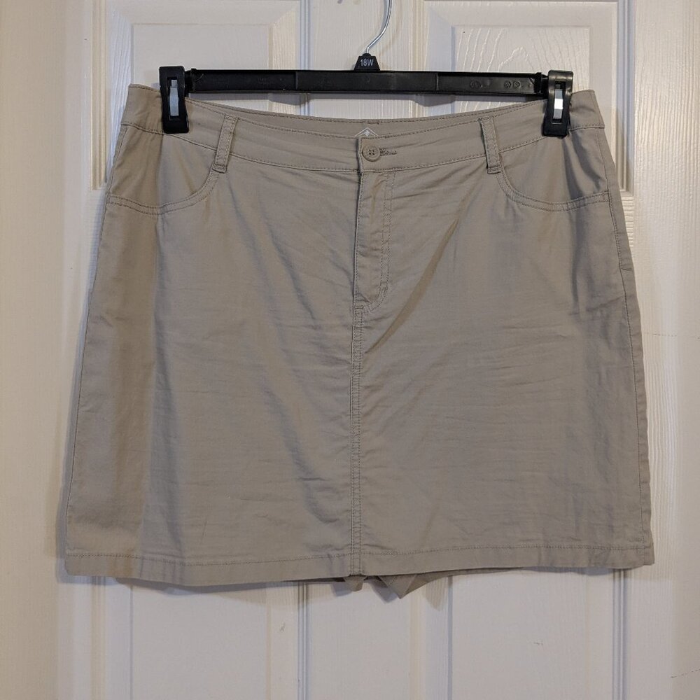 St. John's Bay Khaki Skort